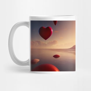 Heart-shaped fantasy Mug